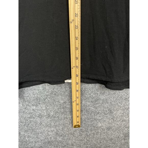 Chico’s Zenergy Black White Color Block Sweater Cowl Neck 8/10 Size 1 - Picture 4 of 7